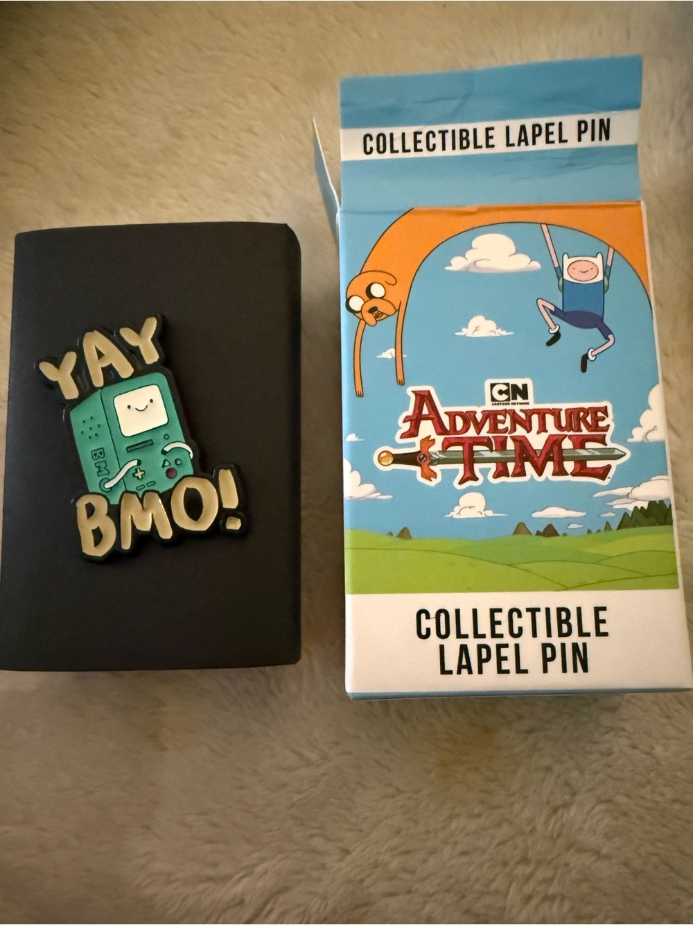 Adventure Time BMO Enamel Pin - Teal, Black, Cream